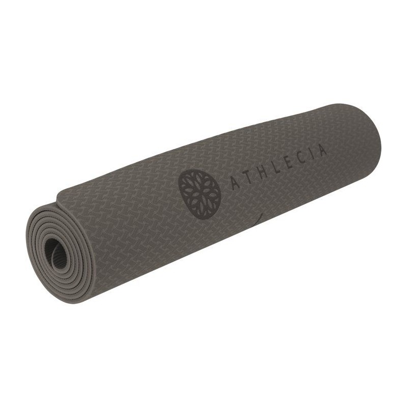 Tapis de Yoga - ATHLECIA - Estell - 6 mm - L 173 x L 61 cm - Beige