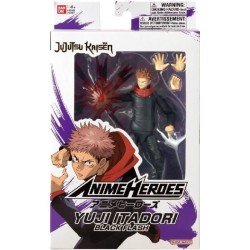 Figurine Anime Heroes 17 cm articulée - Itadori Yuji Black Flash - BA