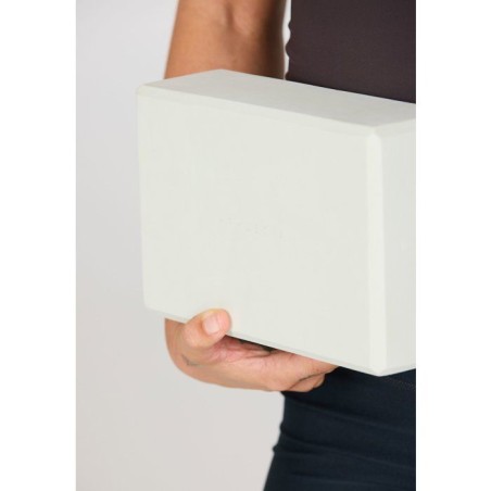 Brique de Yoga - ATHLECIA - Kehlani en Mousse EVA - Taille unique - Blanc creme