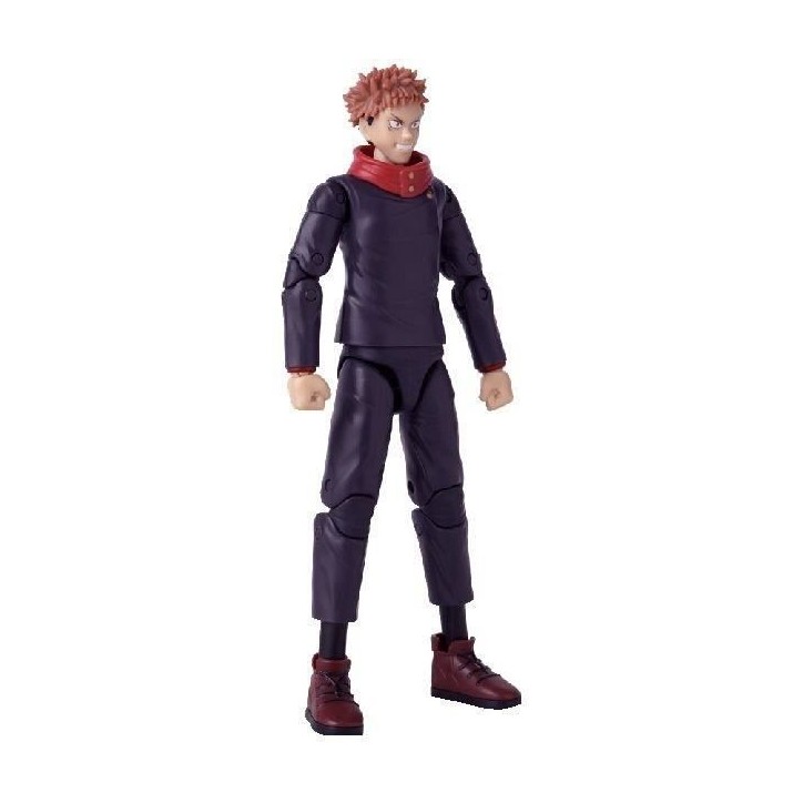 Figurine Anime Heroes 17 cm articulée - Itadori Yuji Black Flash - BANDAI - Anime Heroes - Jujutsu Kaisen