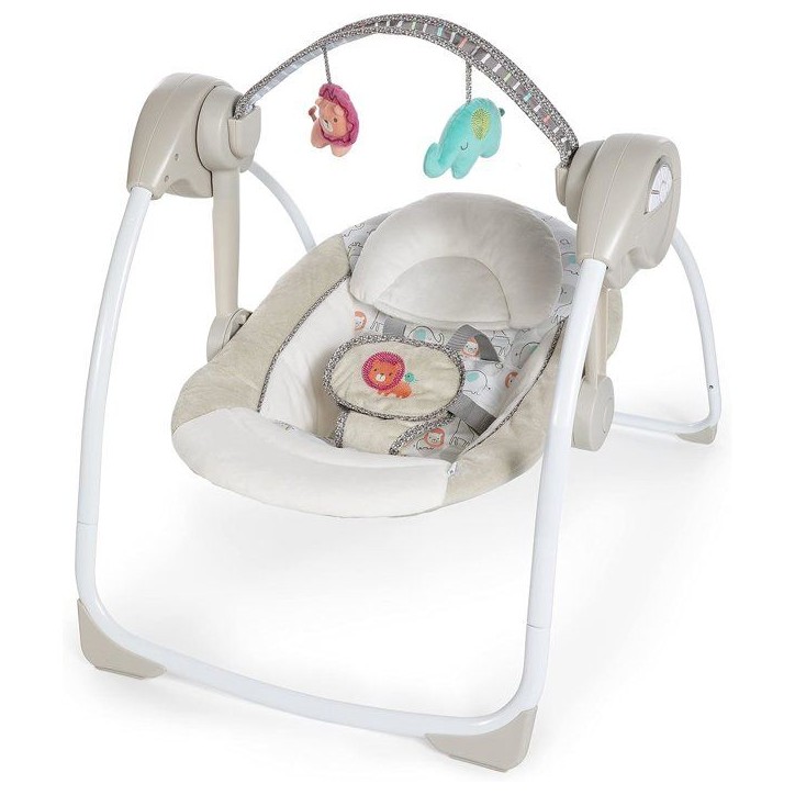 INGENUITY Balancelle bébé électrique portable Soothe 'n Delight™ - Cozy Kingdom™ avec mélodies - 0m+ INGENUITY Balancelle bébé électrique portable Soothe 'n Delight™ - Cozy Kingdom™ avec mélodies - 0m+