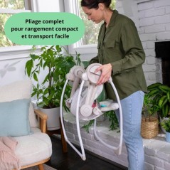 INGENUITY Balancelle bébé électrique portable Soothe 'n Delight™ - Cozy Kingdom™ avec mélodies - 0m+