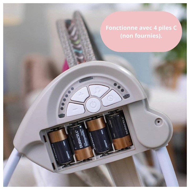 INGENUITY Balancelle bébé électrique portable Soothe 'n Delight™ - Cozy Kingdom™ avec mélodies - 0m+ INGENUITY Balancelle bébé électrique portable Soothe 'n Delight™ - Cozy Kingdom™ avec mélodies - 0m+