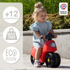 Scooter Strada - FALK - Guidon directionnel avec klaxon - Larges roues