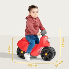 Scooter Strada - FALK - Guidon directionnel avec klaxon - Larges roues