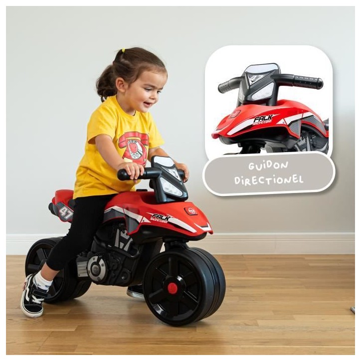 Draisienne Moto Racing Team - FALK - Larges roues et Guidon directionnel - Fabriqué en France - 40% de plastique recyclé - Des Draisienne Moto Racing Team - FALK - Larges roues et Guidon directionnel - Fabriqué en France - 40% de plastique recyclé - Des