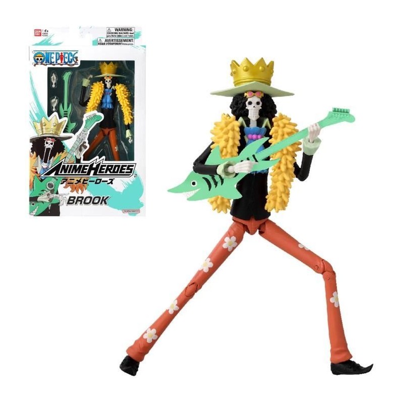 Figurine Anime Heroes - Bandai - One Piece - Brook - 17 cm Figurine Anime Heroes - Bandai - One Piece - Brook - 17 cm