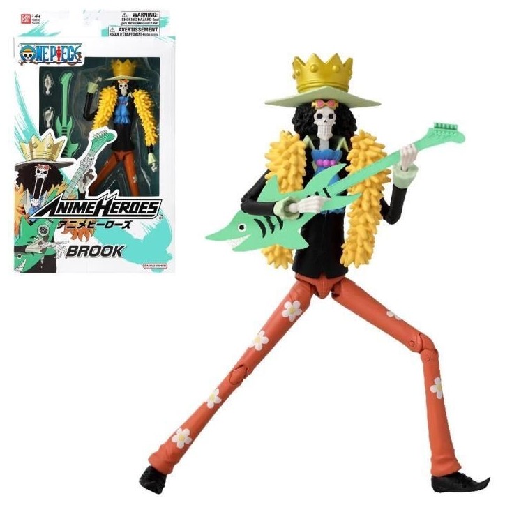 Figurine Anime Heroes - Bandai - One Piece - Brook - 17 cm Figurine Anime Heroes - Bandai - One Piece - Brook - 17 cm