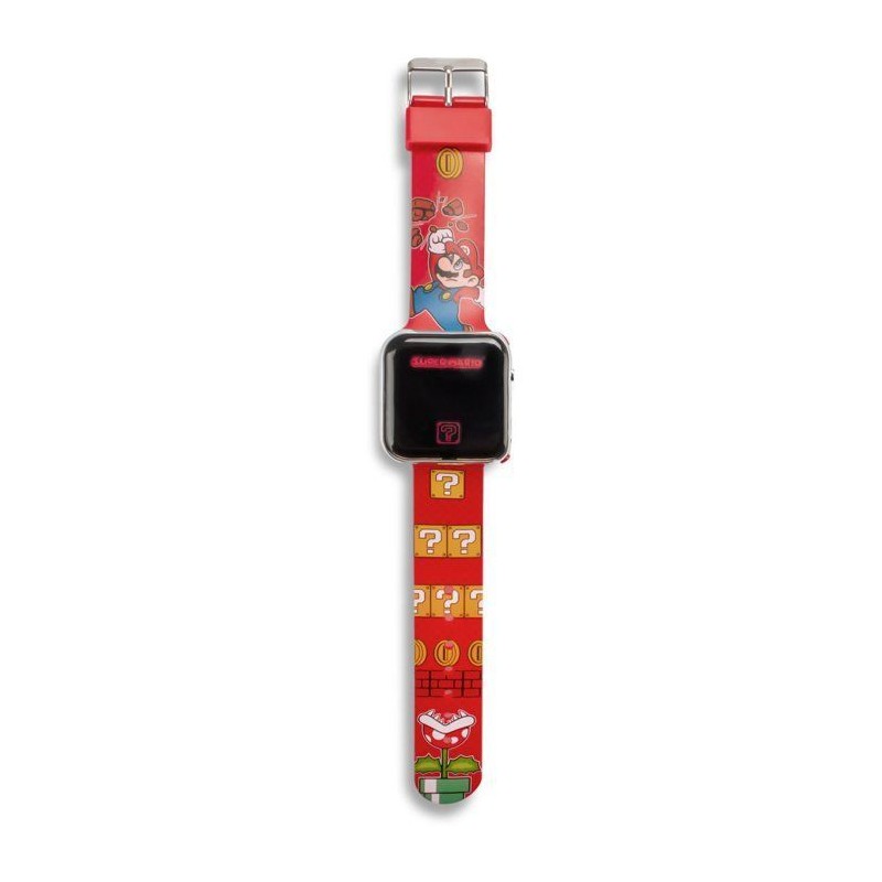 Montre LED - KIDS LICENSING - Super Mario - Des 4 ans - Rouge