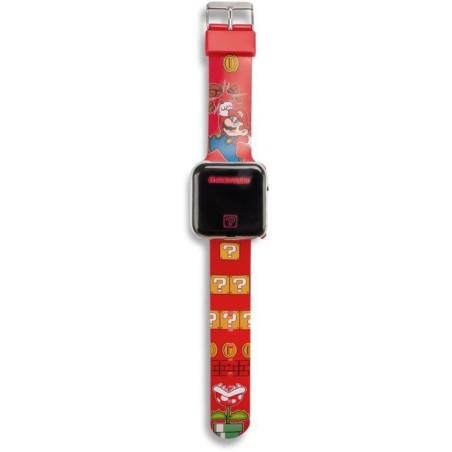 Montre LED - KIDS LICENSING - Super Mario - Des 4 ans - Rouge