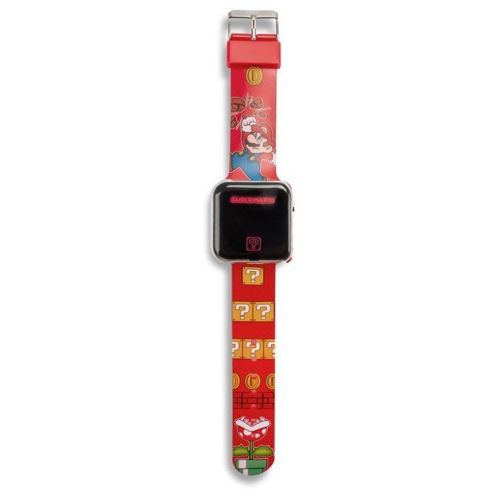 Montre LED - KIDS LICENSING - Super Mario - Des 4 ans - Rouge Montre LED - KIDS LICENSING - Super Mario - Des 4 ans - Rouge