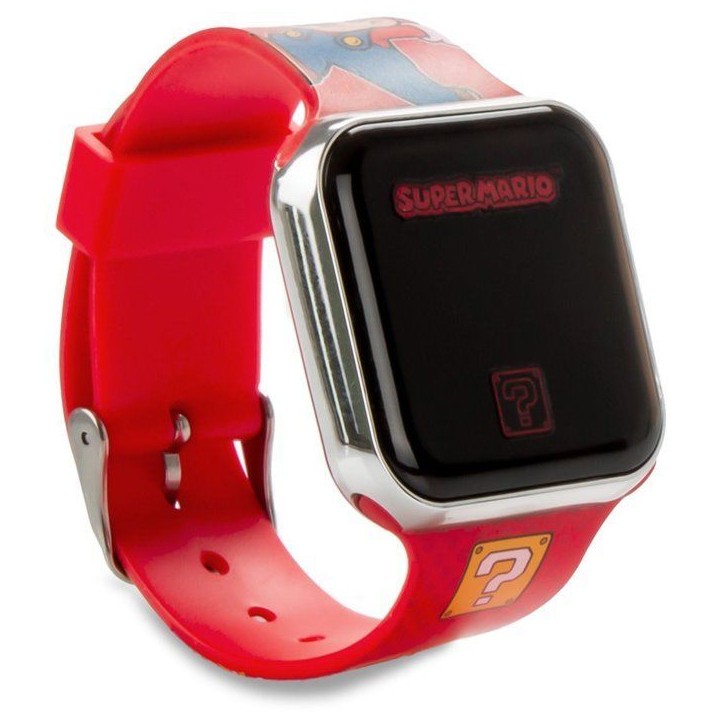Montre LED - KIDS LICENSING - Super Mario - Des 4 ans - Rouge Montre LED - KIDS LICENSING - Super Mario - Des 4 ans - Rouge