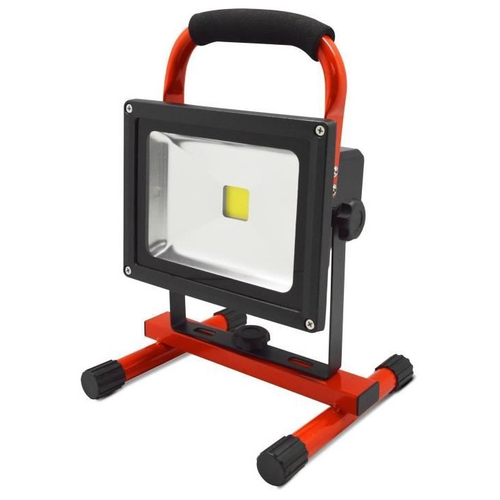 Projecteur Led rechargeable - I-Watts - I-SPR20W-1400 - 20 W - 1400 lumens - Angle d'éclairage 120° Projecteur Led rechargeable - I-Watts - I-SPR20W-1400 - 20 W - 1400 lumens - Angle d'éclairage 120°