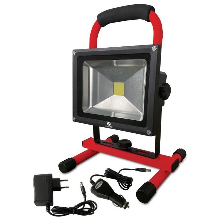 Projecteur Led rechargeable - I-Watts - I-SPR20W-1400 - 20 W - 1400 lumens - Angle d'éclairage 120° Projecteur Led rechargeable - I-Watts - I-SPR20W-1400 - 20 W - 1400 lumens - Angle d'éclairage 120°