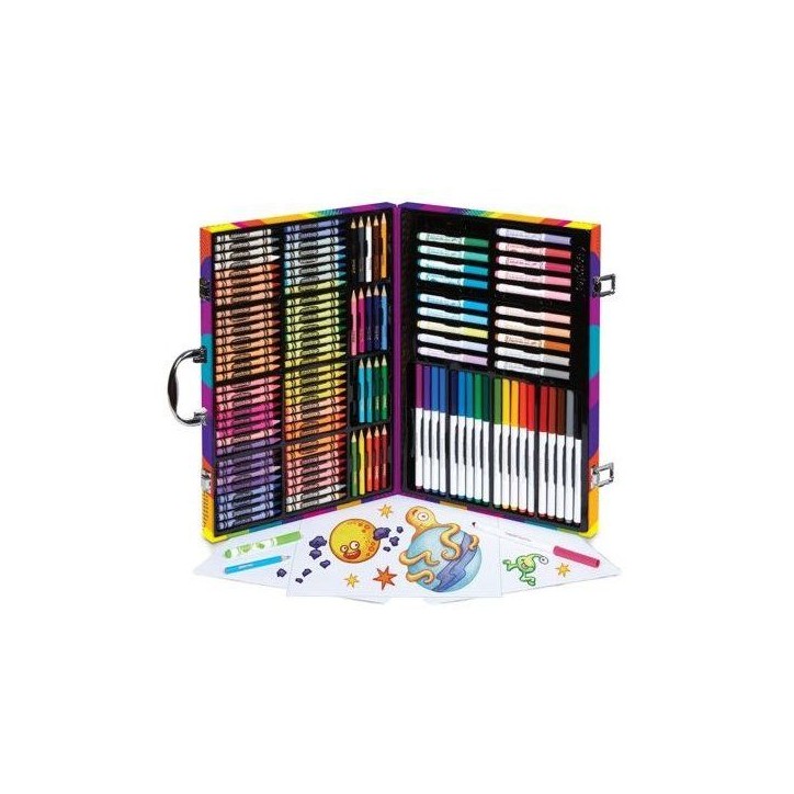 Malette de coloriage - CRAYOLA - Inspiration Art Case - Coffret créatif - 140 pieces - Des 4 ans Malette de coloriage - CRAYOLA - Inspiration Art Case - Coffret créatif - 140 pieces - Des 4 ans