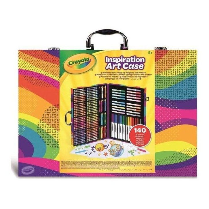 Malette de coloriage - CRAYOLA - Inspiration Art Case - Coffret créatif - 140 pieces - Des 4 ans Malette de coloriage - CRAYOLA - Inspiration Art Case - Coffret créatif - 140 pieces - Des 4 ans