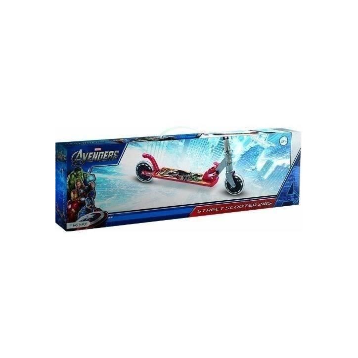 Patinette 2 roues - MARVEL - Avengers - Pliable - Guidon ajustable - Rouge Patinette 2 roues - MARVEL - Avengers - Pliable - Guidon ajustable - Rouge