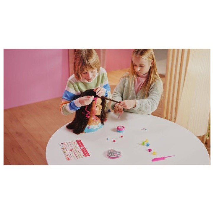 Tete a coiffer et a maquiller - KLEIN - 5201 - Mia - Palette de vrai maquillage, accessoires - Des 3 ans Tete a coiffer et a maquiller - KLEIN - 5201 - Mia - Palette de vrai maquillage, accessoires - Des 3 ans