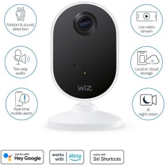 Caméra connectée - WIZ - Intérieur - Détection son et mouvement -