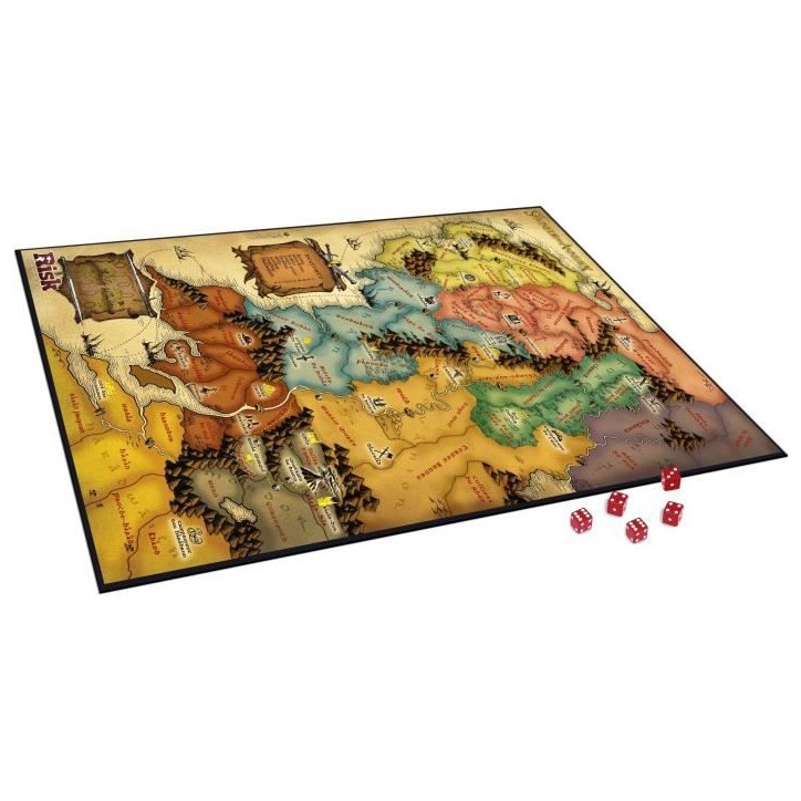 Risk Le Seigneur des Anneaux - Conquete des territoires en Terre du Milieu, Jeu de société - WINNING MOVES Risk Le Seigneur des Anneaux - Conquete des territoires en Terre du Milieu, Jeu de société - WINNING MOVES
