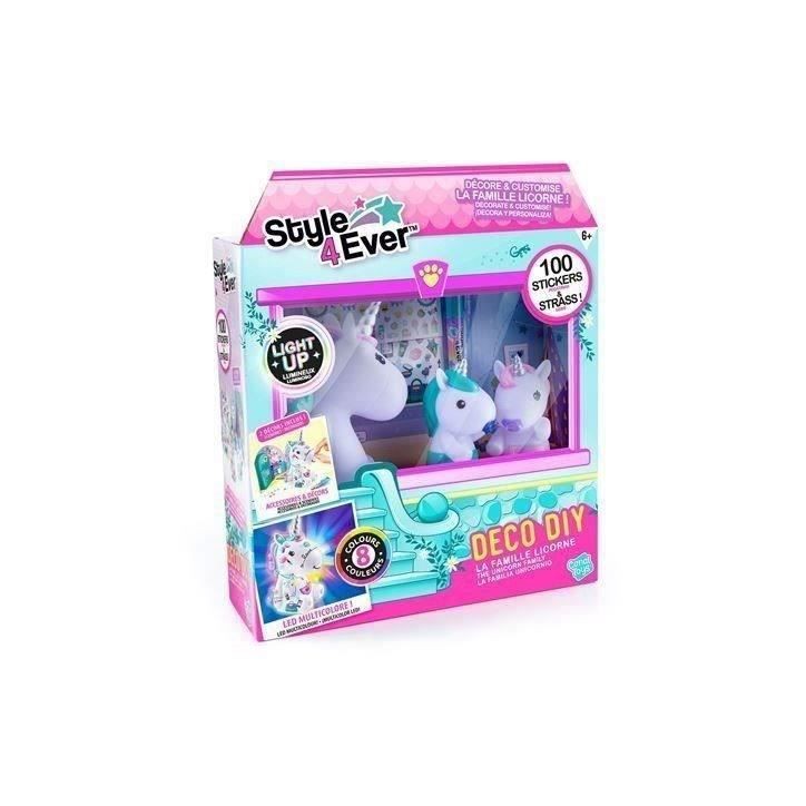 La Famille Licorne, Figurines de Maman licorne lumineuse et des deux bébés a décorer - OFG 287 Canal Toys La Famille Licorne, Figurines de Maman licorne lumineuse et des deux bébés a décorer - OFG 287 Canal Toys