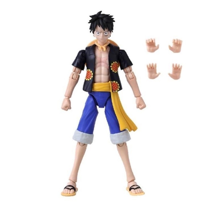 Figurine Anime Heroes - Bandai - One Piece - Luffy (Dressrosa) - 17 cm