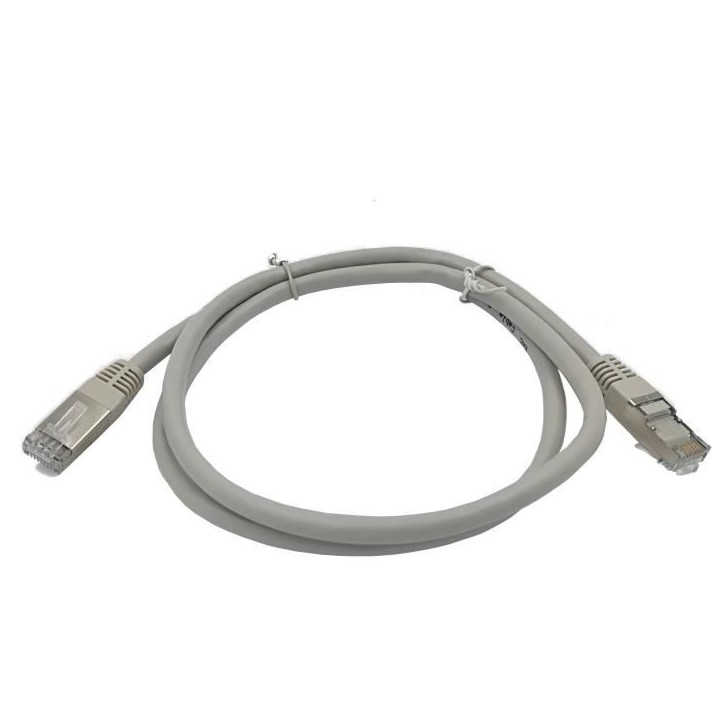 Câble RJ45 - LINEAIRE - PCC6FB - Cat.6 - Blindé - F/UTP - 1m