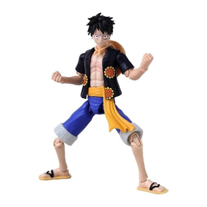 Figurine Anime Heroes - Bandai - One Piece - Luffy (Dressrosa) - 17 cm