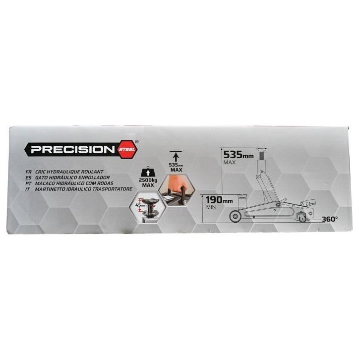 Cric SUV 2,5T - PRECISION STEEL Cric SUV 2,5T - PRECISION STEEL