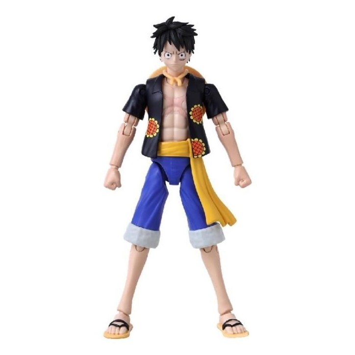 Figurine Anime Heroes - Bandai - One Piece - Luffy (Dressrosa) - 17 cm