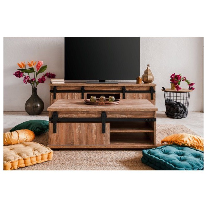 Table basse - MARRAKESCH - Rectangulaire - Chene - 100 x 40 x 60 cm Table basse - MARRAKESCH - Rectangulaire - Chene - 100 x 40 x 60 cm