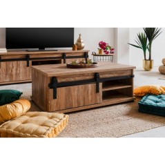 Table basse - MARRAKESCH - Rectangulaire - Chene - 100 x 40 x 60 cm