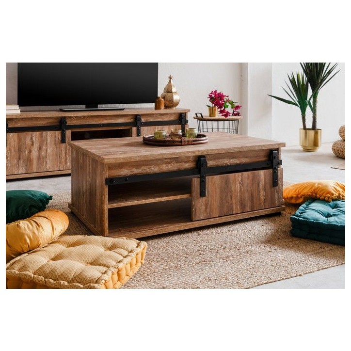 Table basse - MARRAKESCH - Rectangulaire - Chene - 100 x 40 x 60 cm Table basse - MARRAKESCH - Rectangulaire - Chene - 100 x 40 x 60 cm
