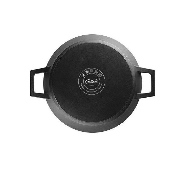 Sauteuse - INOXIBAR - Absolut Black 32 cm - aluminium fondu - antiadhésif Greblon - induction