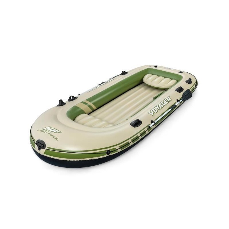BATEAU GONFLABLE VOYAGERA© X4 SET HYDRO-FORCEA©, 350 X 145 CM, 4 ADU