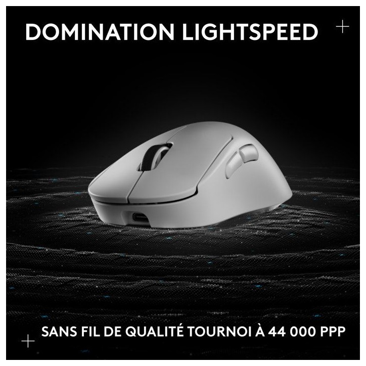 Souris gamer - sans fil - Logitech - G Pro X Superlight 2 DEX - Blanc Souris gamer - sans fil - Logitech - G Pro X Superlight 2 DEX - Blanc