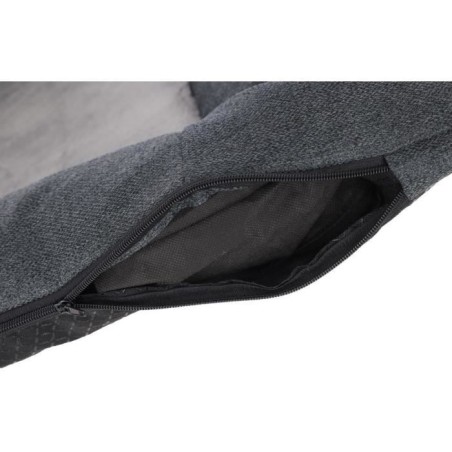 KERBL - Matelas mémoire de forme L - 80 x 55 x 9 cm - Coussin PLATIN ORTHO - Gris -