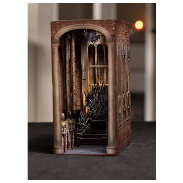Book Nook - Kit DIY a construire Maquette 3D Serre Livre - REVELL - Tiny Adventures - Game of Thrones - Le trône de fer - LED Book Nook - Kit DIY a construire Maquette 3D Serre Livre - REVELL - Tiny Adventures - Game of Thrones - Le trône de fer - LED