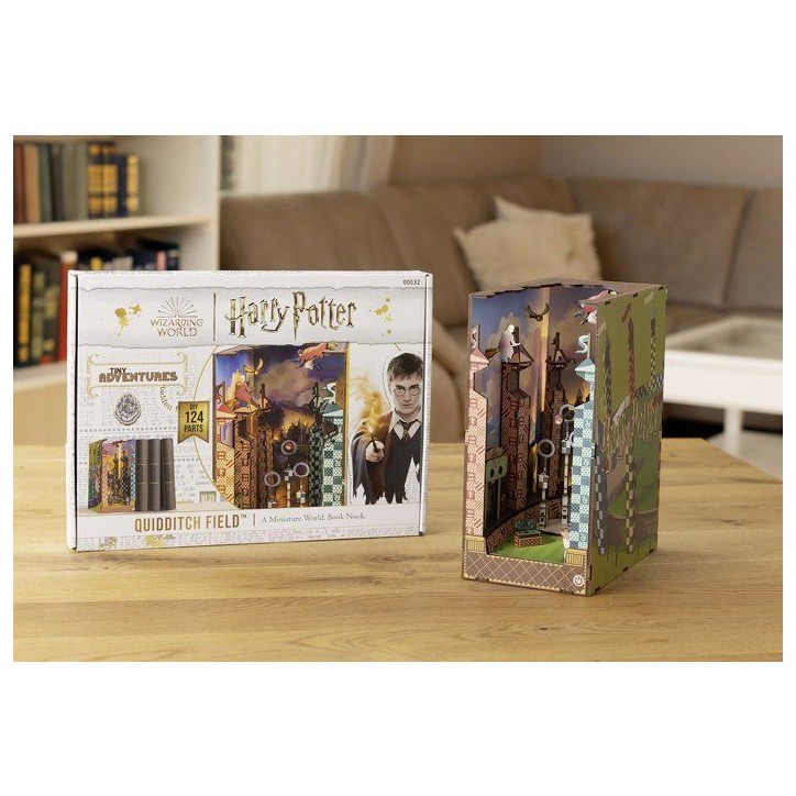 Book Nook - Kit DIY a construire Maquette 3D Serre Livre - REVELL - Tiny Adventures - Harry Potter - Terrain de Quidditch - LED Book Nook - Kit DIY a construire Maquette 3D Serre Livre - REVELL - Tiny Adventures - Harry Potter - Terrain de Quidditch - LED