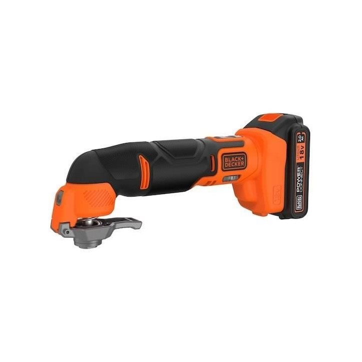 Outil multifonction BLACK+DECKER BDCOS18D1K-QW 18V lithium - 20 accessoires - avec batterie et chargeur Outil multifonction BLACK+DECKER BDCOS18D1K-QW 18V lithium - 20 accessoires - avec batterie et chargeur