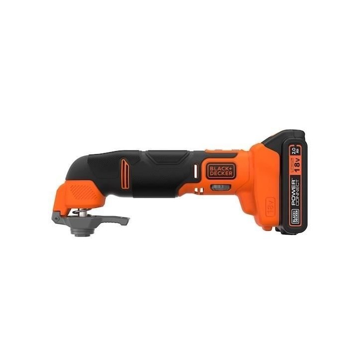 Outil multifonction BLACK+DECKER BDCOS18D1K-QW 18V lithium - 20 accessoires - avec batterie et chargeur Outil multifonction BLACK+DECKER BDCOS18D1K-QW 18V lithium - 20 accessoires - avec batterie et chargeur