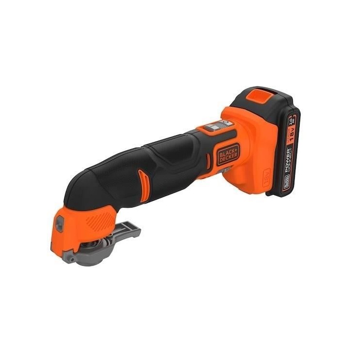 Outil multifonction BLACK+DECKER BDCOS18D1K-QW 18V lithium - 20 accessoires - avec batterie et chargeur Outil multifonction BLACK+DECKER BDCOS18D1K-QW 18V lithium - 20 accessoires - avec batterie et chargeur