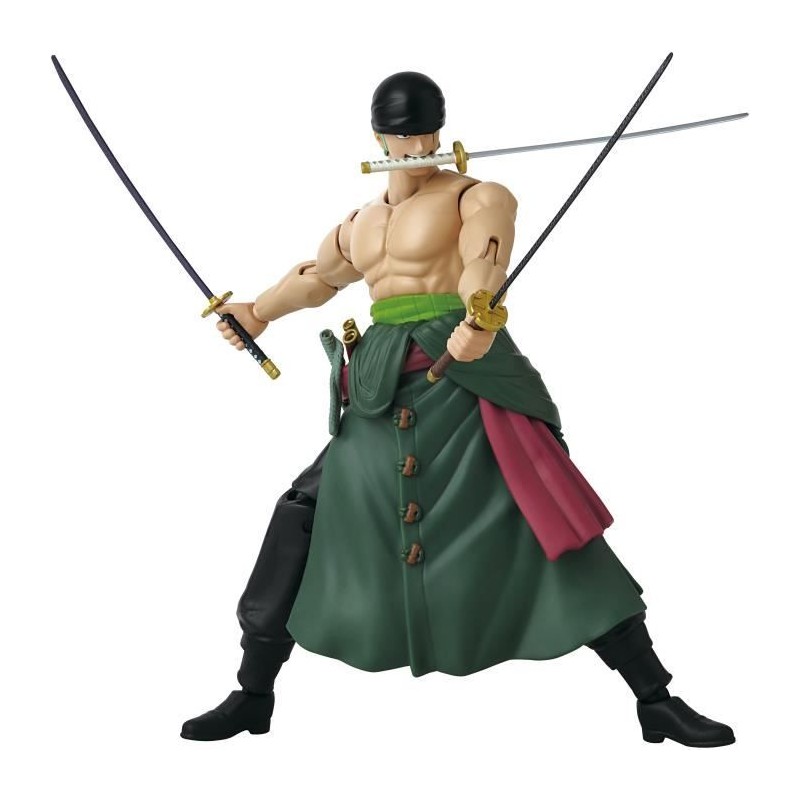 Figurine Anime Heroes - BANDAI - One Piece Zoro Style 3 épées 17 cm Figurine Anime Heroes - BANDAI - One Piece Zoro Style 3 épées 17 cm