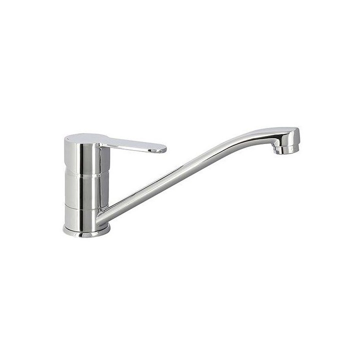 Mitigeur évier de cuisine - Chrome - Cartouche céramique Ø 40 mm - Bec mobile - EDOUARD ROUSSEAU - Born Mitigeur évier de cuisine - Chrome - Cartouche céramique Ø 40 mm - Bec mobile - EDOUARD ROUSSEAU - Born