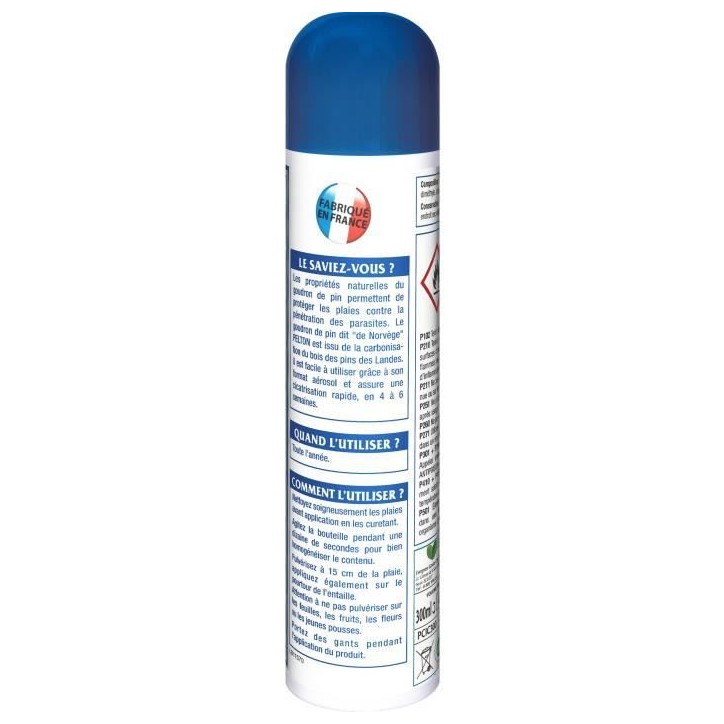 Cicatrisant aerosol pour troncs d'arbres - PELTON - 300ml Cicatrisant aerosol pour troncs d'arbres - PELTON - 300ml