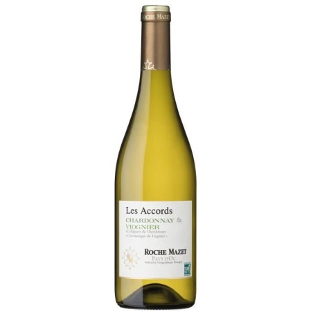 Les Accords Roche Mazet 2025 Viognier Chardonnay Pays d'Oc - Vin blanc