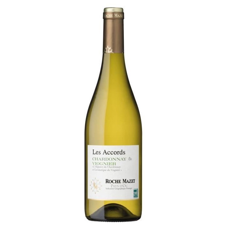 Les Accords Roche Mazet 2025 Viognier Chardonnay Pays d'Oc - Vin blanc de Languedoc
