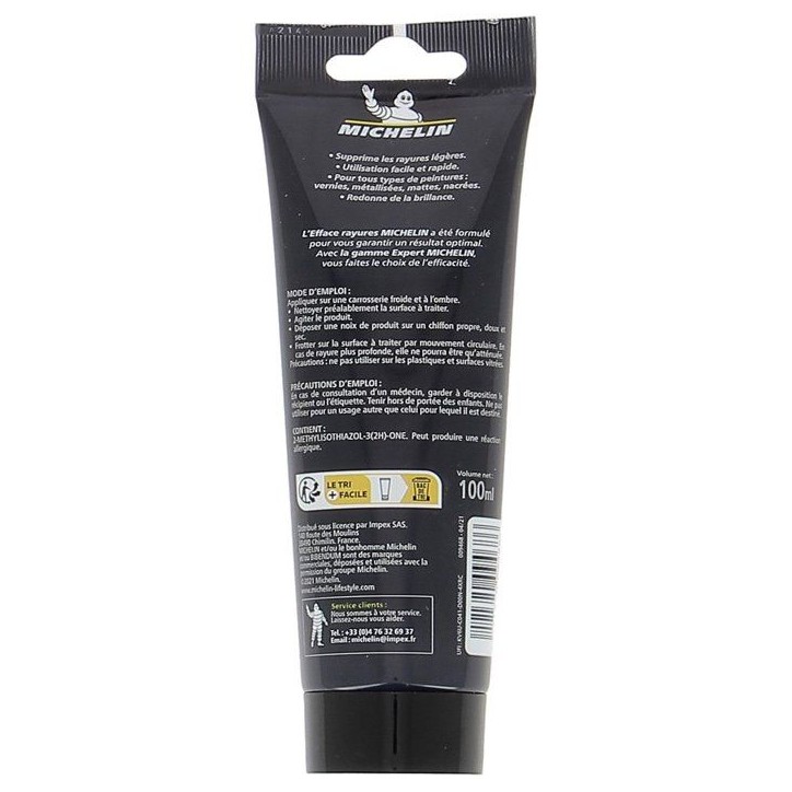 MICHELIN Expert Efface-rayures - Noir - 100 ml MICHELIN Expert Efface-rayures - Noir - 100 ml