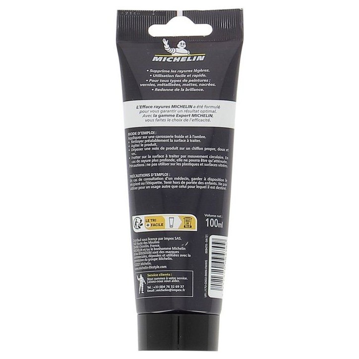 MICHELIN Expert Efface-rayures - Blanc - 100 ml MICHELIN Expert Efface-rayures - Blanc - 100 ml