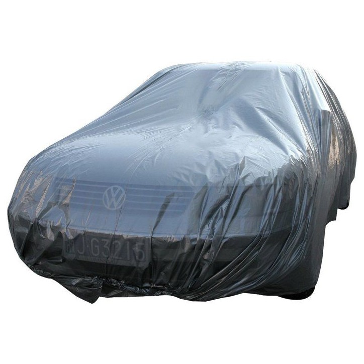 Housse de voiture - ECO BUDGET - Protection contre la poussiere - Imperméable - Polyéthylene - 430x165x120 cm Housse de voiture - ECO BUDGET - Protection contre la poussiere - Imperméable - Polyéthylene - 430x165x120 cm